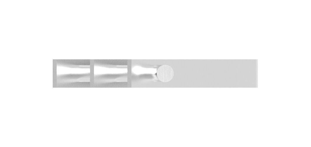Designstab, Länge 1000 mm, V2A