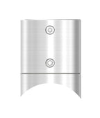 Edelstahl Rohrbefestigung, zum Festklemmen an 42,4 mm Rohr, V2A
