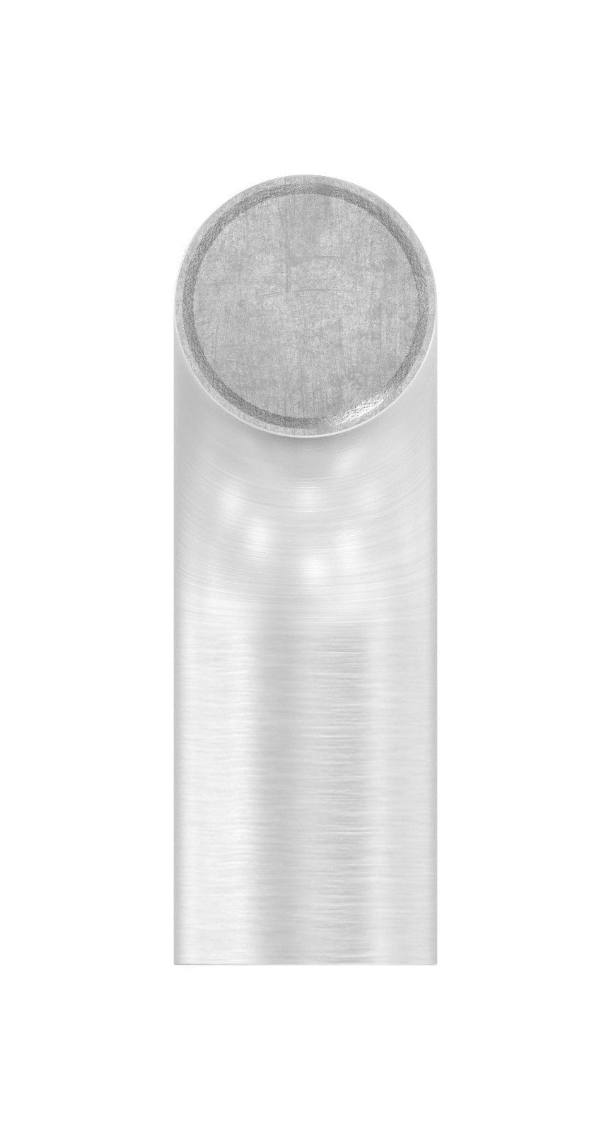 Rundstabverbinder als 90° Bogen, zum Einkleben der Rundstäbe, V2A