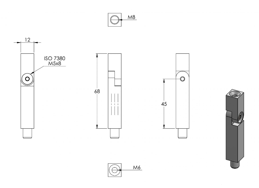 Zeichnung Stift 12 x 12 mm