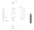 Zeichnung Stift Länge 60 mm