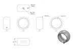 Zeichnung Kugelring für Handlauf Ø 48,3 mm