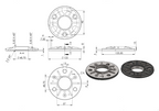 Zeichnung Ankerplatte Ø 123,5 x 8 mm
