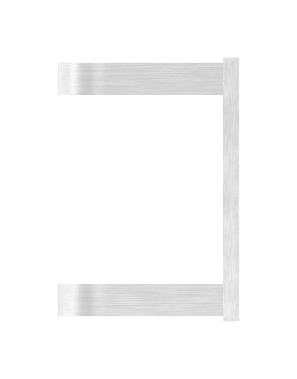 Edelstahl Wandbefestigung für Geländerpfosten zum Spannen, Platte 130 x 55 x 8 mm, V2A