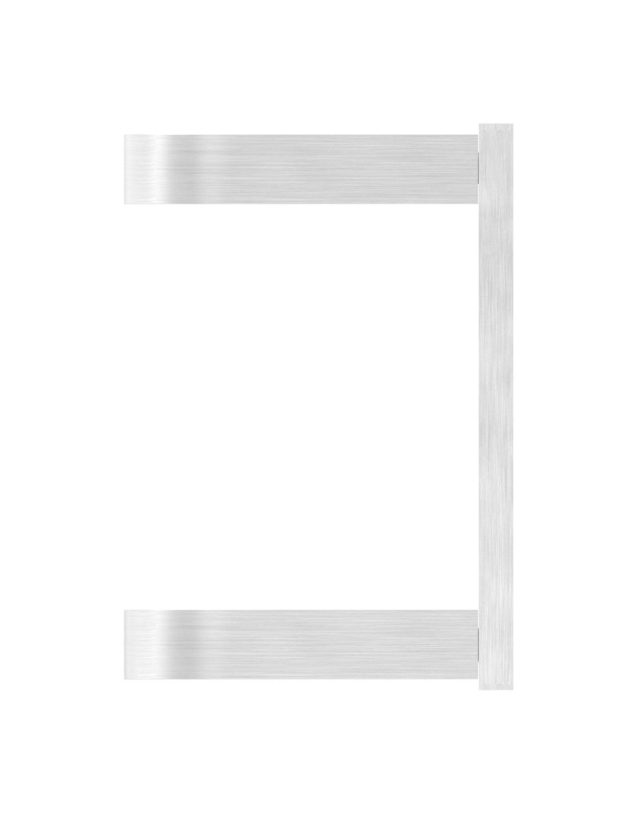 Edelstahl Wandbefestigung für Geländerpfosten zum Spannen, Platte 130 x 55 x 8 mm, V2A