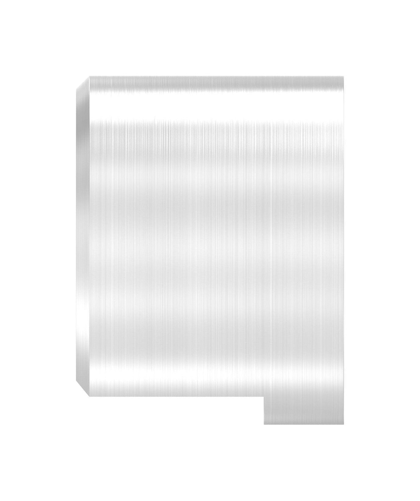 Wandhalter für Rund-Nutrohr, V2A