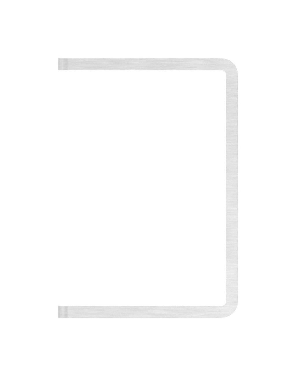Edelstahl Wandbefestigung für Geländerpfosten, zum Anschweißen des Pfostens, V2A