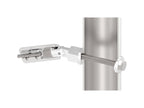 Gewindeterminal zur Selbstmontage, mit Gelenk, für Pfosten 42,4 mm, V2A