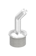 Handlaufstütze Edelstahl aus einem Stück, Stift 135° gebogen, zum Anschweißen des Handlaufs, V2A