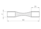 Rundstabverbinder flexibel, zum Biegen 0 - 140°, zum Einkleben der Stäbe, V2A / V4A