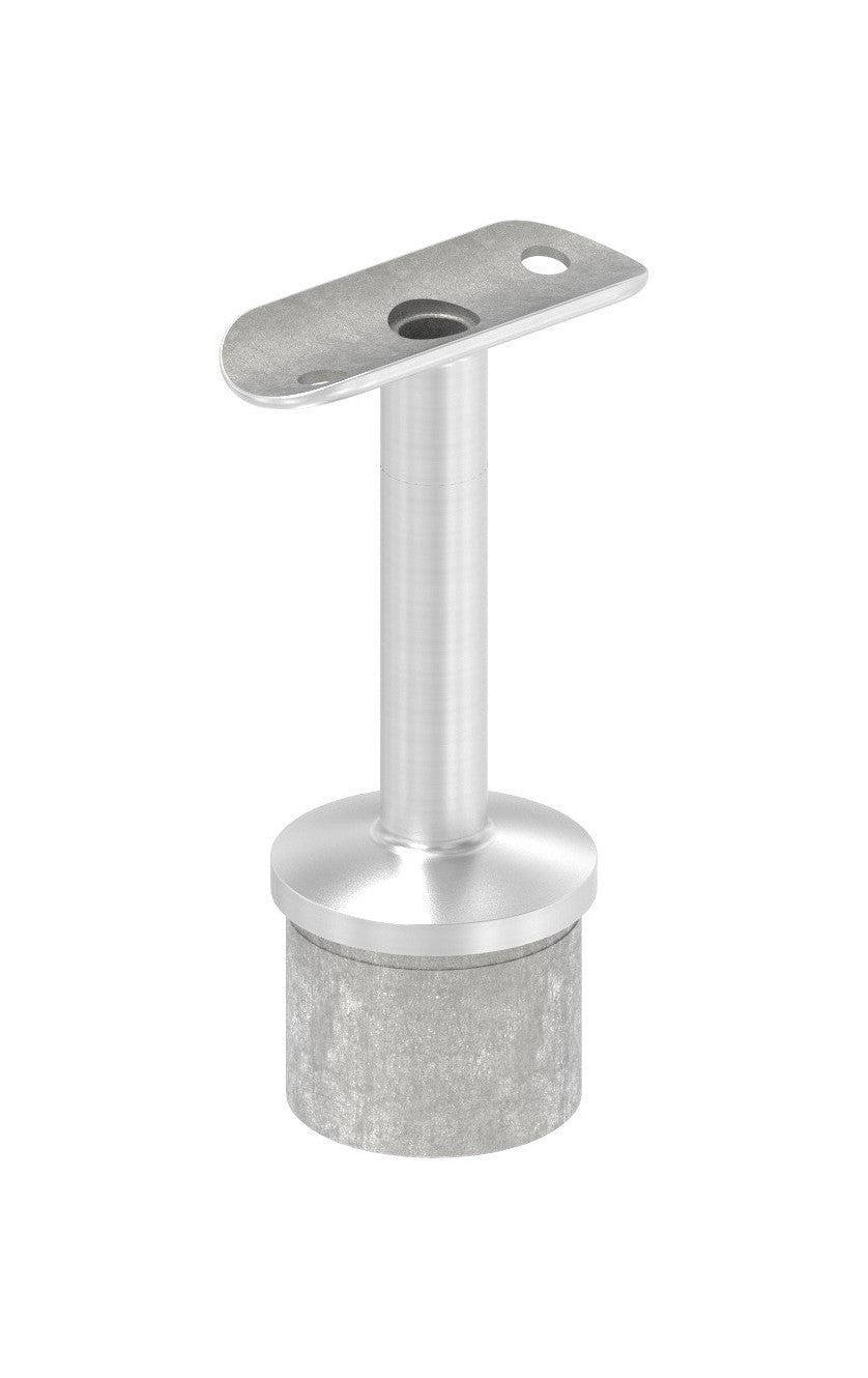 Handlaufstütze mit Handlaufanschlussplatte für Rohr Ø 42,4 mm