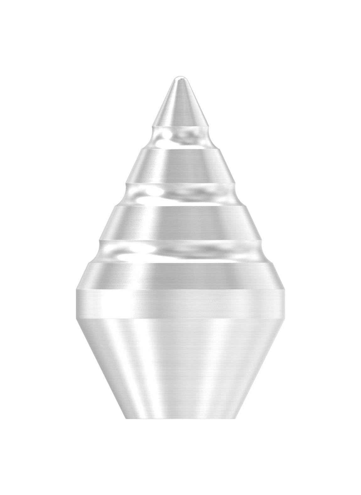 Edelstahl Zierspitze mit Sackloch, Höhe 41 mm, V2A