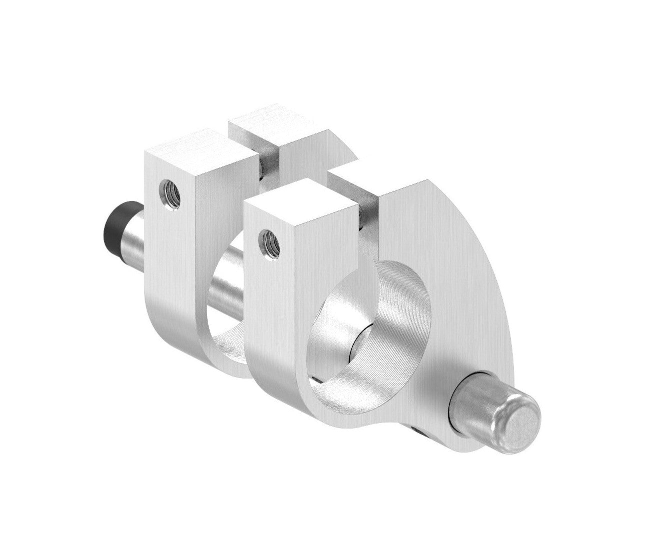 Stopper für Glastürhalter mit Doppelrollwagen, beidseitig verwendbar, V2A