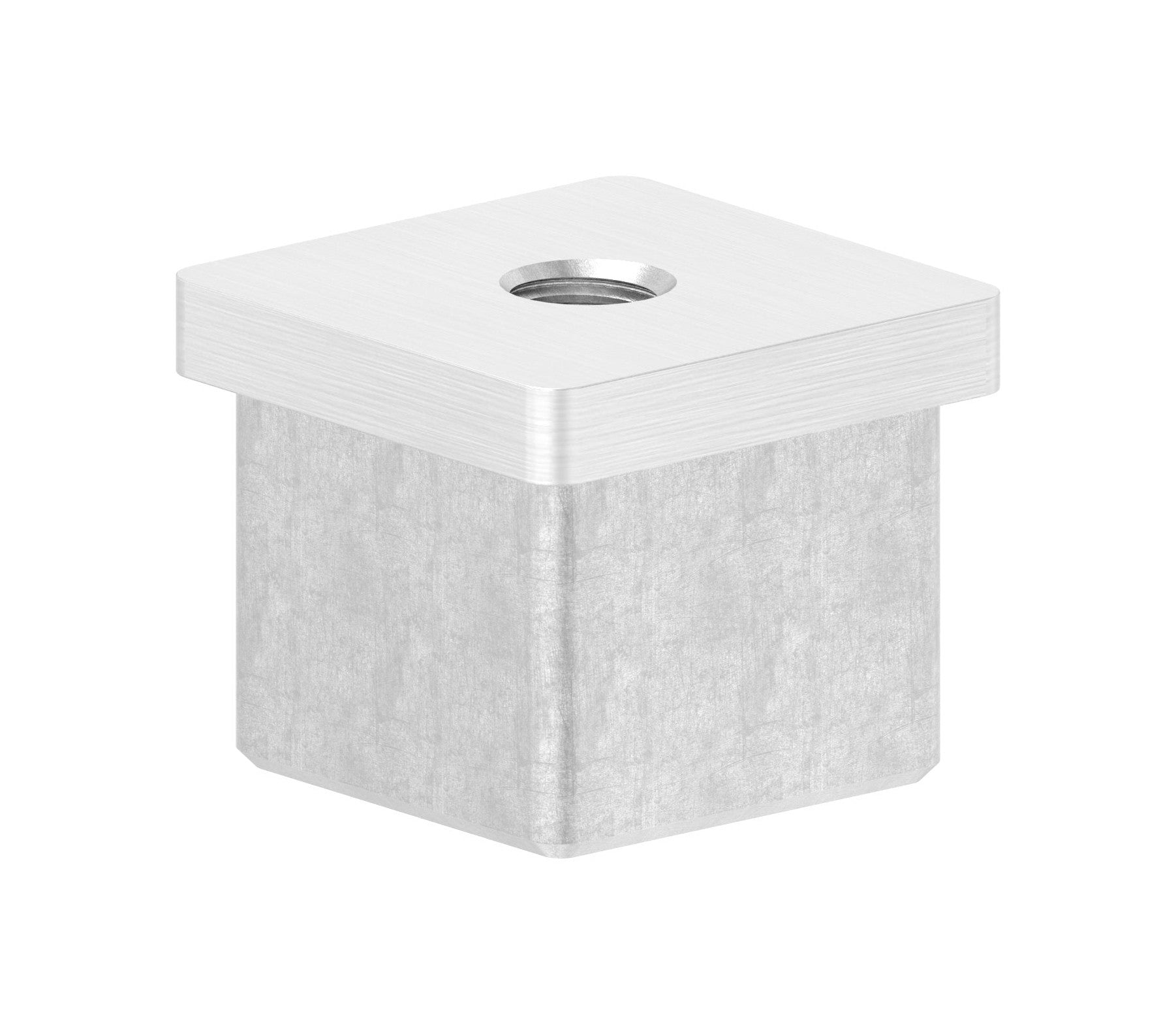 Rohrabschlussstopfen für Rohr 30 x 30 x 2,0 mm