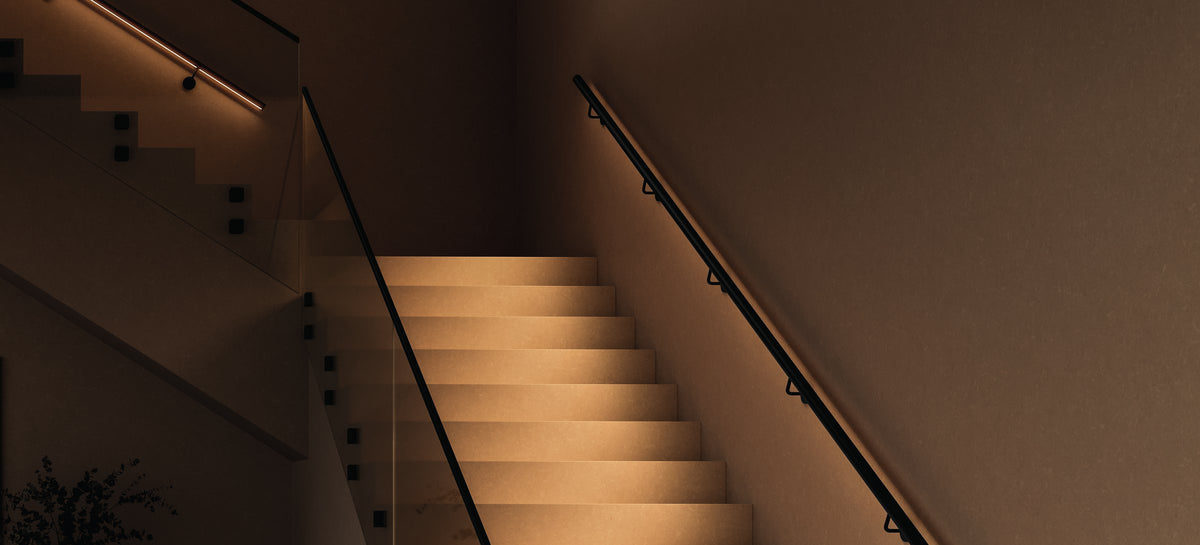 LUNORA® LED-Handlaufsystem – hero treppe